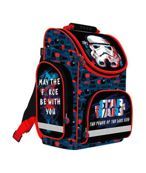 Ghiozdan scolar colectie STAR WARS 1sectie Majewski